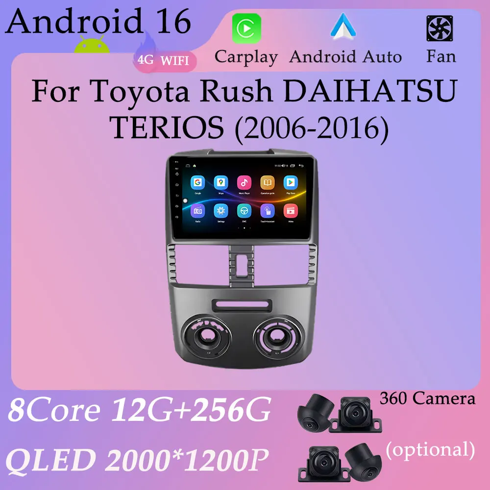 CarPlay Android GPS Navigation Car Radio Multimedia Player Split Screen DSP Stereo for Toyota Rush DAIHATSUTERIOS 2006 - 2016 BT
CarPlay Android GPS Navigation Car Radio Multimedia Player Split Screen DSP Stereo for Toyota Rush DAIHATSUTERIOS 2006 - 2016 BT
