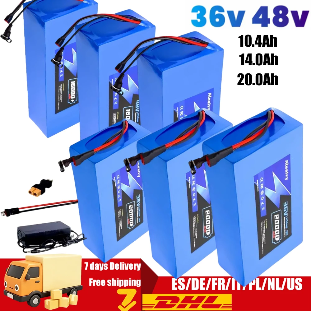 High Performance 36V 48V 20Ah Actual Capacity 18650 Lithium Battery Pack for 500-1500W Electric Scooter Car
High Performance 36V 48V 20Ah Actual Capacity 18650 Lithium Battery Pack for 500-1500W Electric Scooter Car