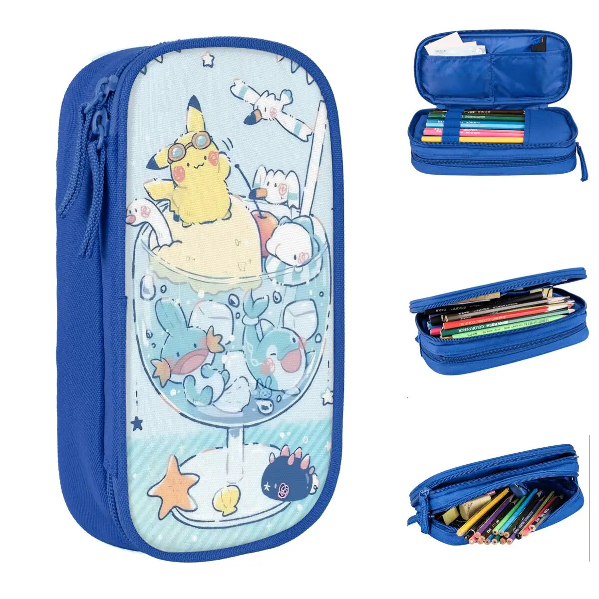 Ice Cream Pikachu Pokemon Pencil Case Fashion Cute Pen Holder Bag Girls Boys Big Capacity Students School Gift Pencilcases
Ice Cream Pikachu Pokemon Pencil Case Fashion Cute Pen Holder Bag Girls Boys Big Capacity Students School Gift Pencilcases