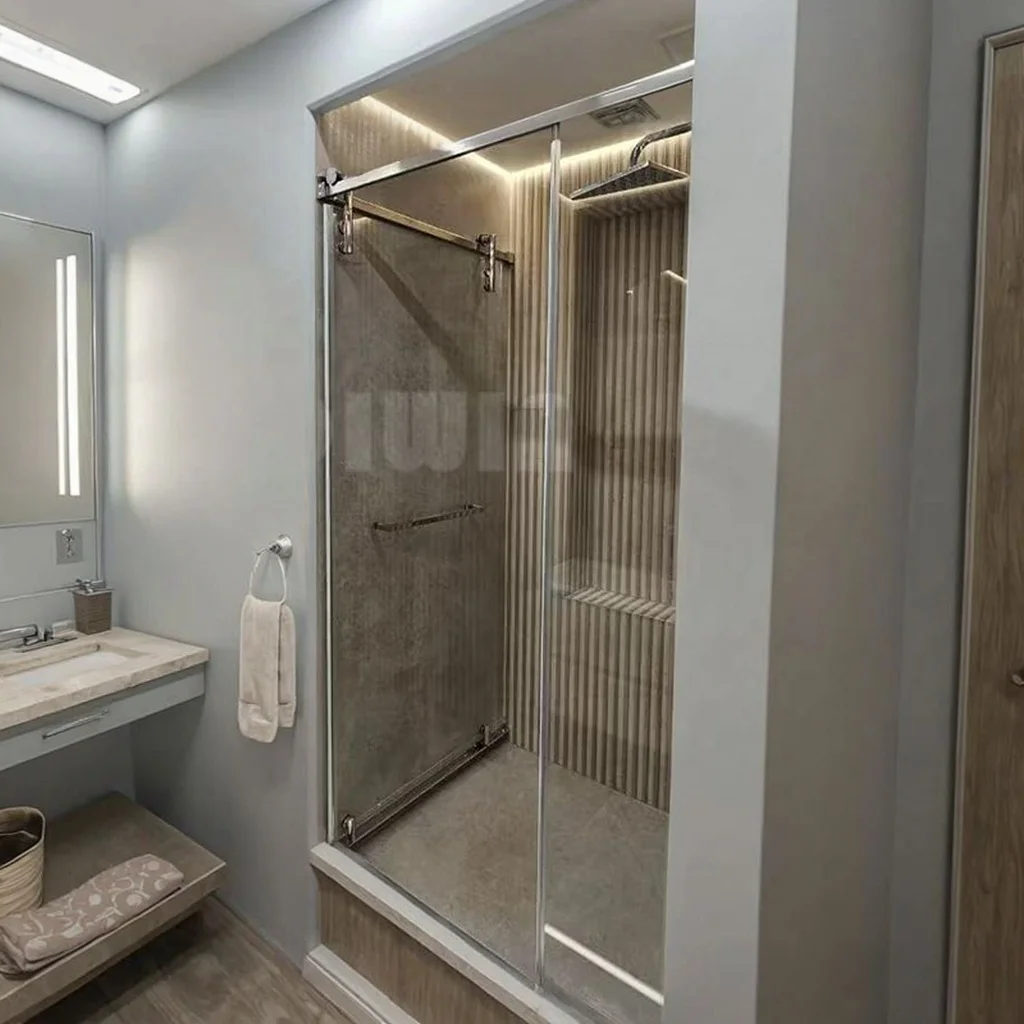 Factory Manufacture SS304 Frameless Shower Glass Door Double Sliding Door Rollers Kits Shower Door Hardware Accessories
Factory Manufacture SS304 Frameless Shower Glass Door Double Sliding Door Rollers Kits Shower Door Hardware Accessories