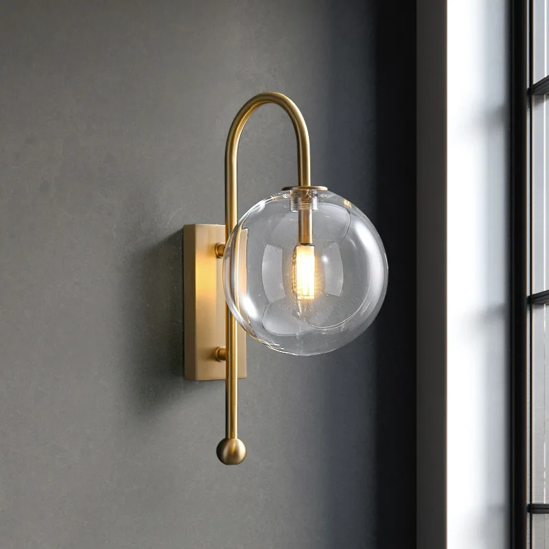 Nordic Minimalist Wall Lamps Designer Copper LED Wall Sconces Villa Living Room Background Homestay Restaurant Adorn Wall Lights
Nordic Minimalist Wall Lamps Designer Copper LED Wall Sconces Villa Living Room Background Homestay Restaurant Adorn Wall Lights