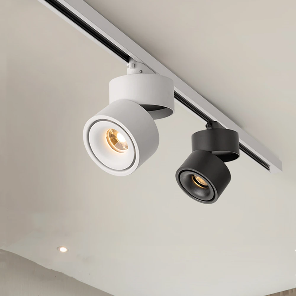 Foldable Aluminum Led Track Lights Surface Mounted Spotlights Adjustable Angle Track Lighting Spot Lights for Home Kitchen Store
Foldable Aluminum Led Track Lights Surface Mounted Spotlights Adjustable Angle Track Lighting Spot Lights for Home Kitchen Store