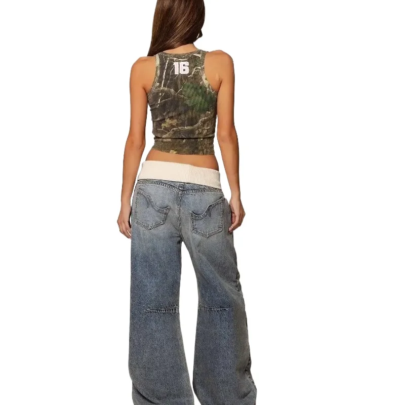 Джинсы-комбинезон в стиле хип-хоп, ретро, женские, корейские, повседневные, простые, свободные, с широкими штанинами, универсальные
Джинсы-комбинезон в стиле хип-хоп, ретро, женские, корейские, повседневные, простые, свободные, с широкими штанинами, универсальные