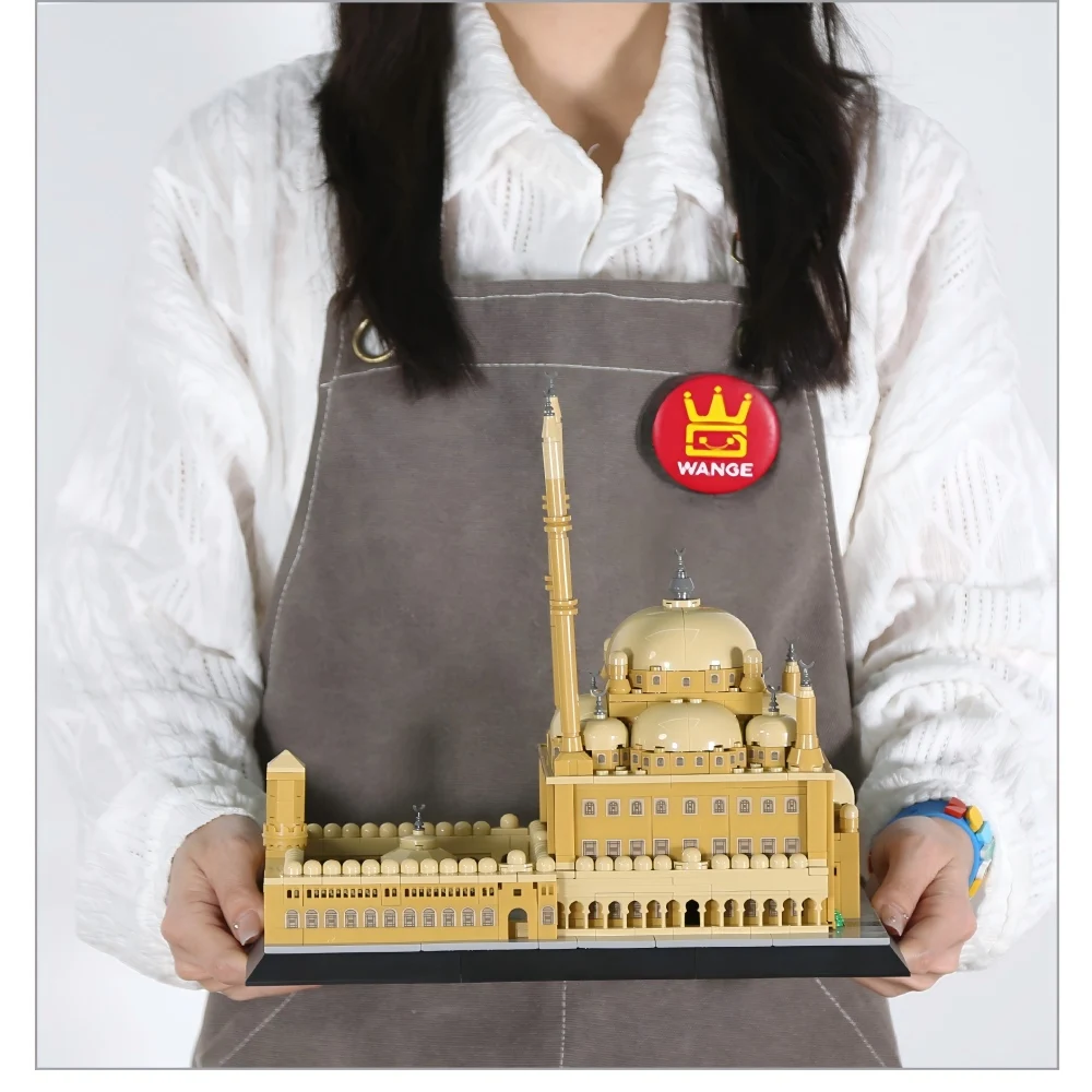 Muhammad Ali Pasha's Mosque Building Blocks Set, Cairo Egypt Architectural Model,Premium Collectible for Adult Architecture Fans
Muhammad Ali Pasha's Mosque Building Blocks Set, Cairo Egypt Architectural Model,Premium Collectible for Adult Architecture Fans