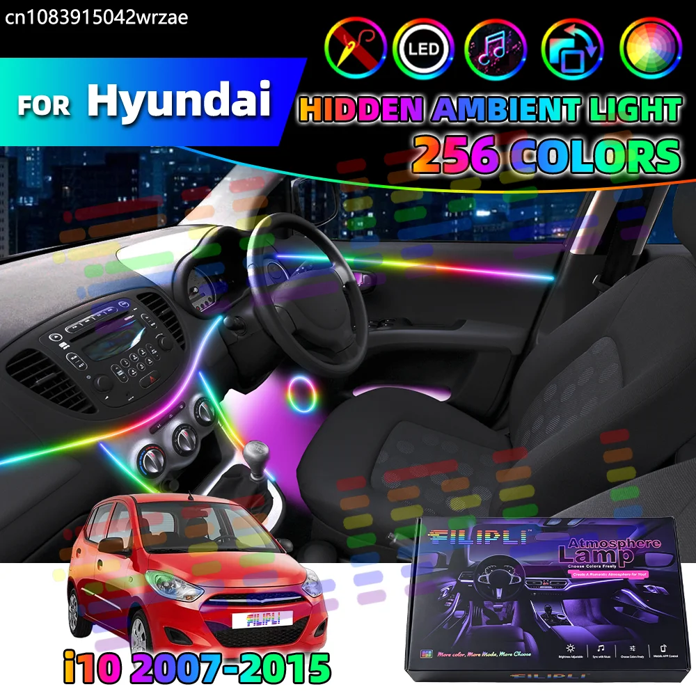 For Hyundai i10 2007-2015 2008 2009 2010 2011 2012 Car Acrylic LED Ambient Lamps Auto Interior Colorful Atmosphere Lights Strip
For Hyundai i10 2007-2015 2008 2009 2010 2011 2012 Car Acrylic LED Ambient Lamps Auto Interior Colorful Atmosphere Lights Strip