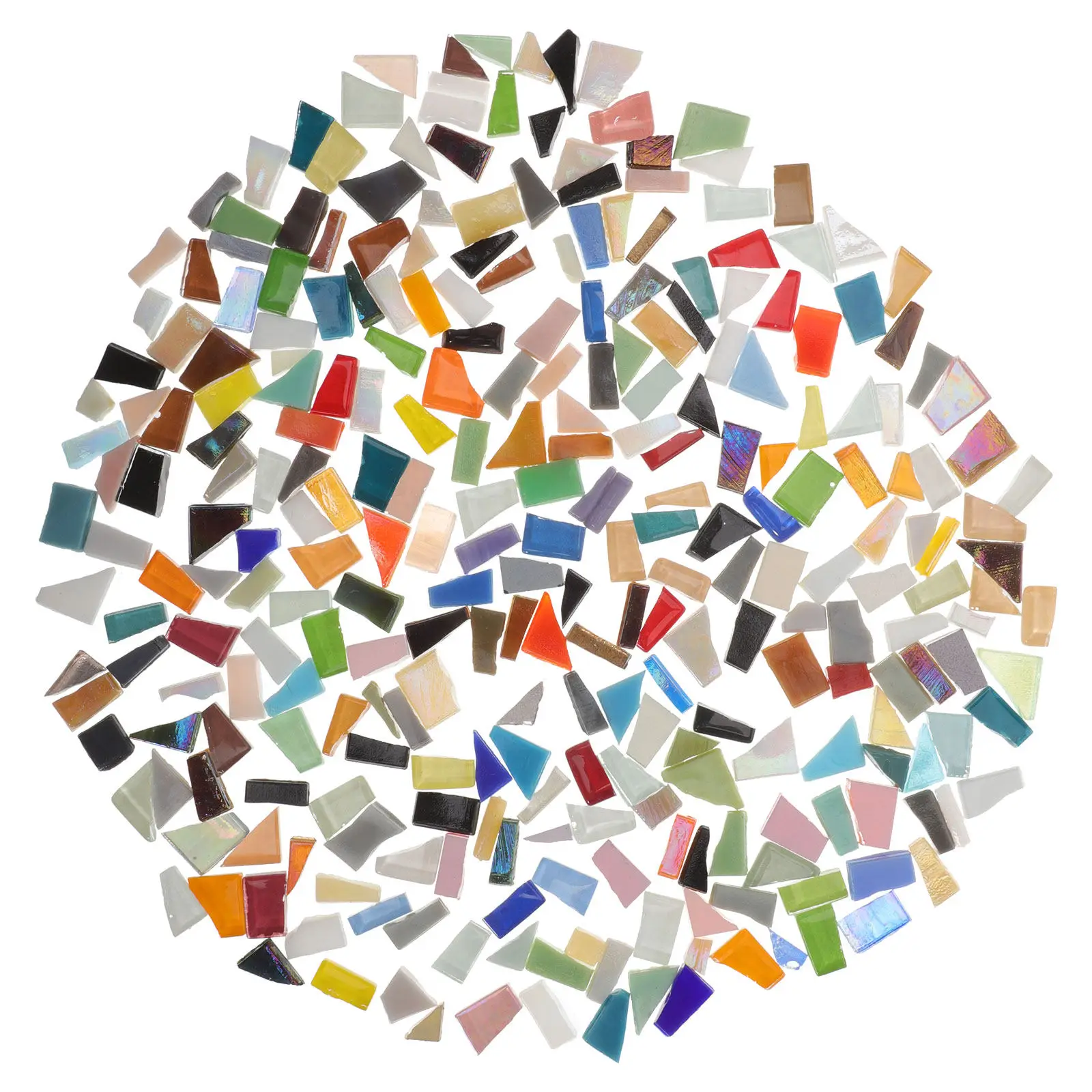250G DIY Mosaic Glass Pieces Irregular Shaped Tiles for Crafts Stained Glass Mosaic Supplies Vase Frame Jewelry Home Decor Art
250G DIY Mosaic Glass Pieces Irregular Shaped Tiles for Crafts Stained Glass Mosaic Supplies Vase Frame Jewelry Home Decor Art