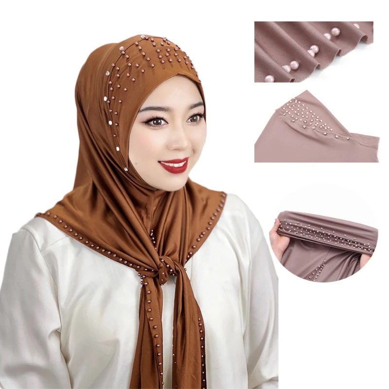 2026 Fashion Versatile Beaded Hijab for Women,Mid-Length Convenient Pull-over Hat Scarf,Malay Shawl Pure Color Women's Headscarf
2026 Fashion Versatile Beaded Hijab for Women,Mid-Length Convenient Pull-over Hat Scarf,Malay Shawl Pure Color Women's Headscarf