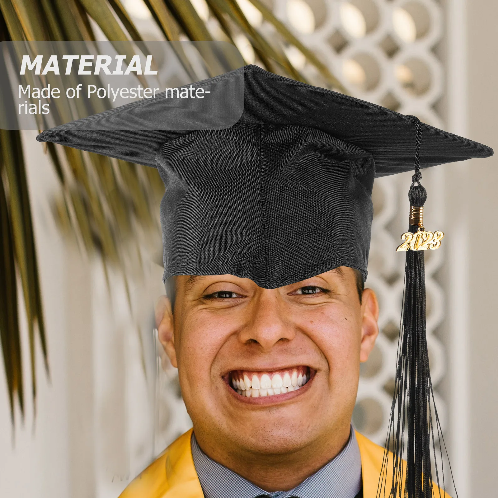 Black Graduation Cap 2023 Adult Degree Hat Tassel Classic Design Durable Polyester Material College Ceremony Party
Black Graduation Cap 2023 Adult Degree Hat Tassel Classic Design Durable Polyester Material College Ceremony Party