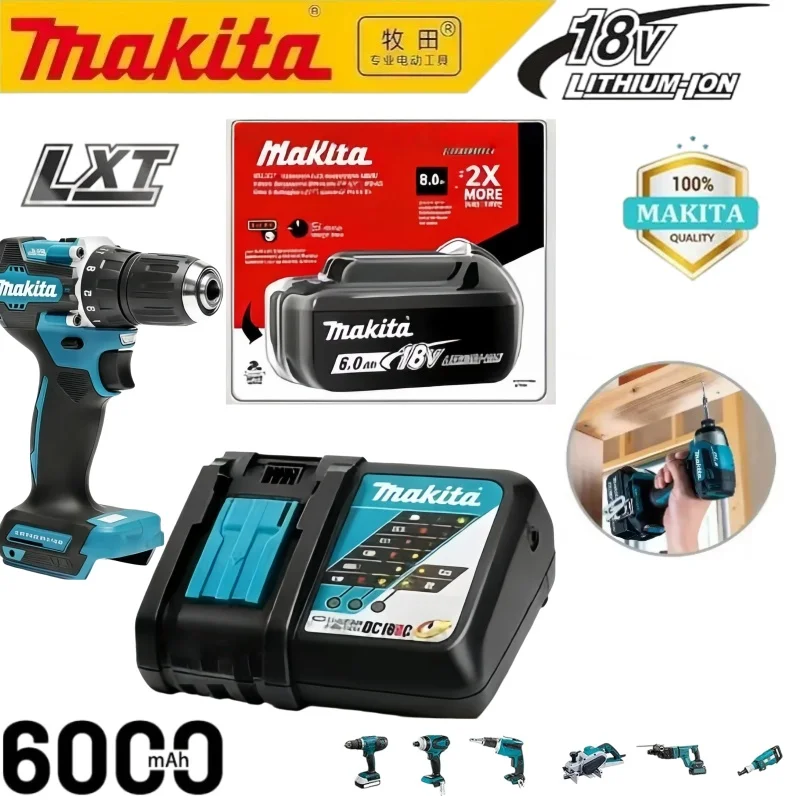Full Compatible Makita 18V 6.0Ah Lithium Battery Original Standard Battery Replace Old BL1830 BL1840 BL1850 Tool Battery Pack
Full Compatible Makita 18V 6.0Ah Lithium Battery Original Standard Battery Replace Old BL1830 BL1840 BL1850 Tool Battery Pack