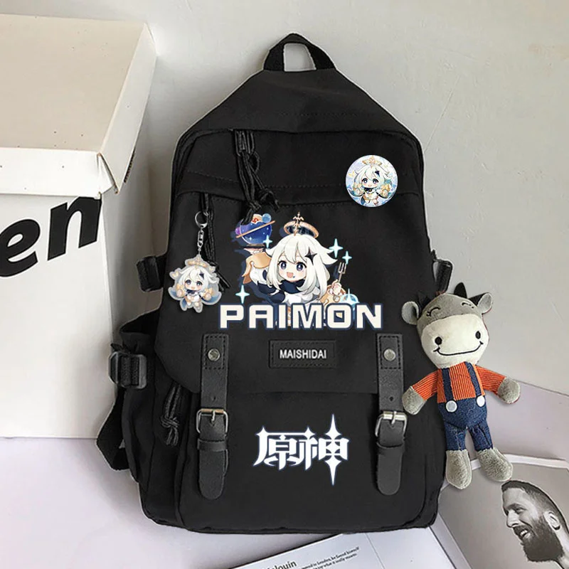 Game Genshin Impact Venti Diluc Klee Keqing Cosplay Unisex Schoolbag Travel Laptop Casual Bag Student Fashion Backpack Gifts
Game Genshin Impact Venti Diluc Klee Keqing Cosplay Unisex Schoolbag Travel Laptop Casual Bag Student Fashion Backpack Gifts