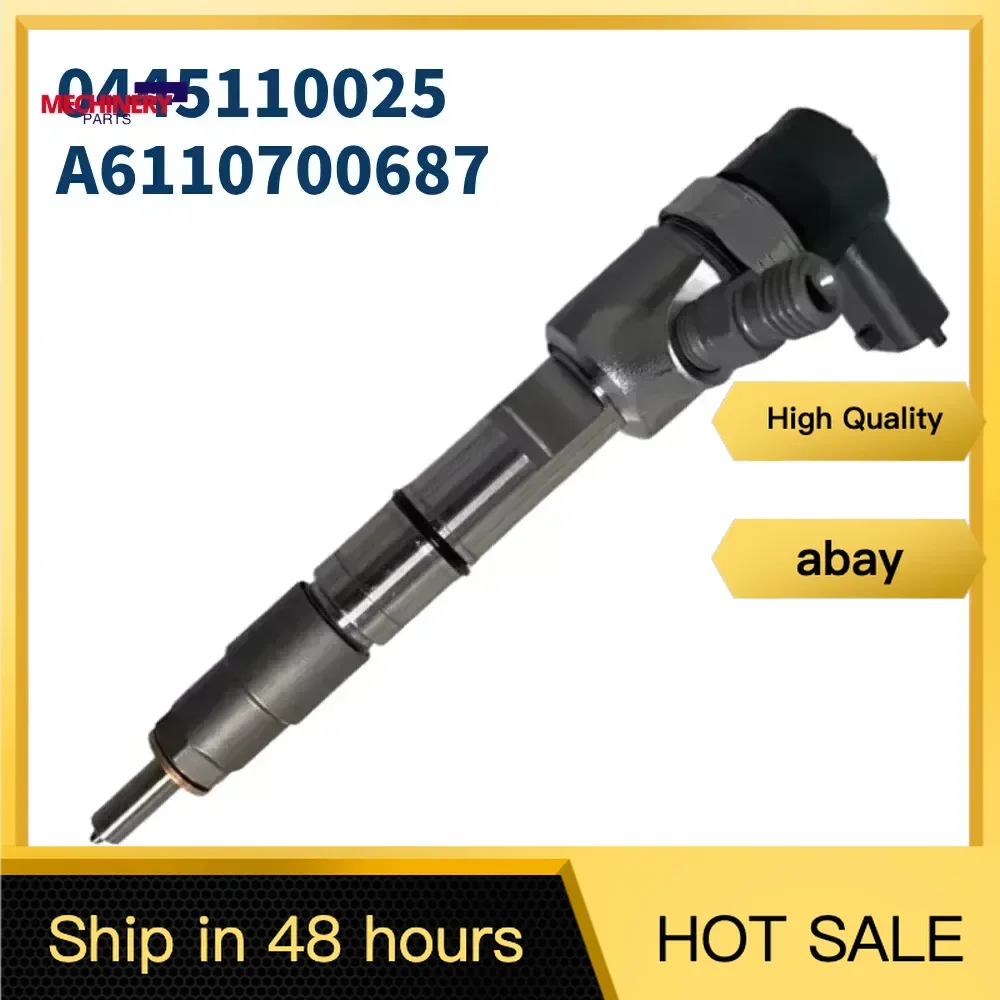 New high quality 0445110025 Common Rail Diesel Fuel Injector A6110700687 for Mercedes Benz C-CLASS, E-CLASS,Sprinter
New high quality 0445110025 Common Rail Diesel Fuel Injector A6110700687 for Mercedes Benz C-CLASS, E-CLASS,Sprinter