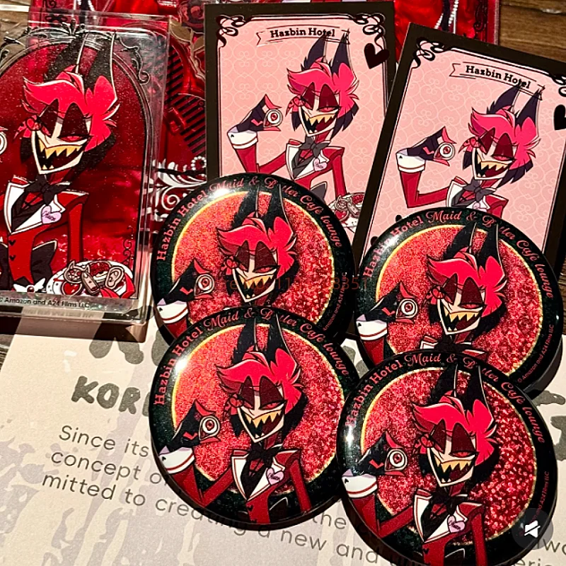 Hazbin Hotels Higu Hell Inn Cafe Linkage Alastor Lucifer A Coffee Positive Ratio Badge Anime Merchandise Toys Original Bag Gifts
Hazbin Hotels Higu Hell Inn Cafe Linkage Alastor Lucifer A Coffee Positive Ratio Badge Anime Merchandise Toys Original Bag Gifts