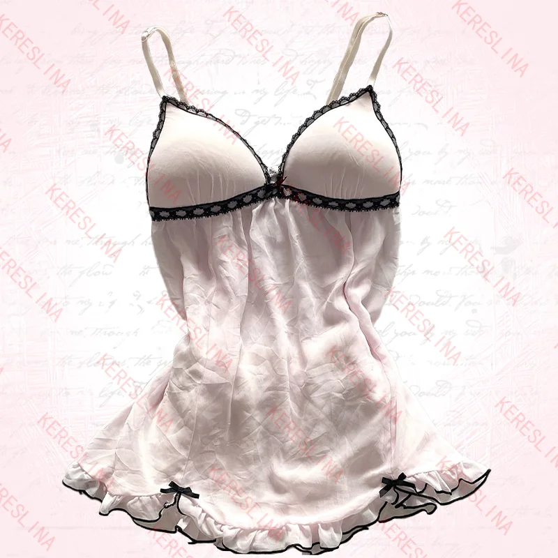 Emo Girls Pink Camisole Tops Cute Aesthetic Bow Fashion Y2K Harajuku Women's Sleeveless Tops vintage Casual Sexy Chic Streetwear
Emo Girls Pink Camisole Tops Cute Aesthetic Bow Fashion Y2K Harajuku Women's Sleeveless Tops vintage Casual Sexy Chic Streetwear