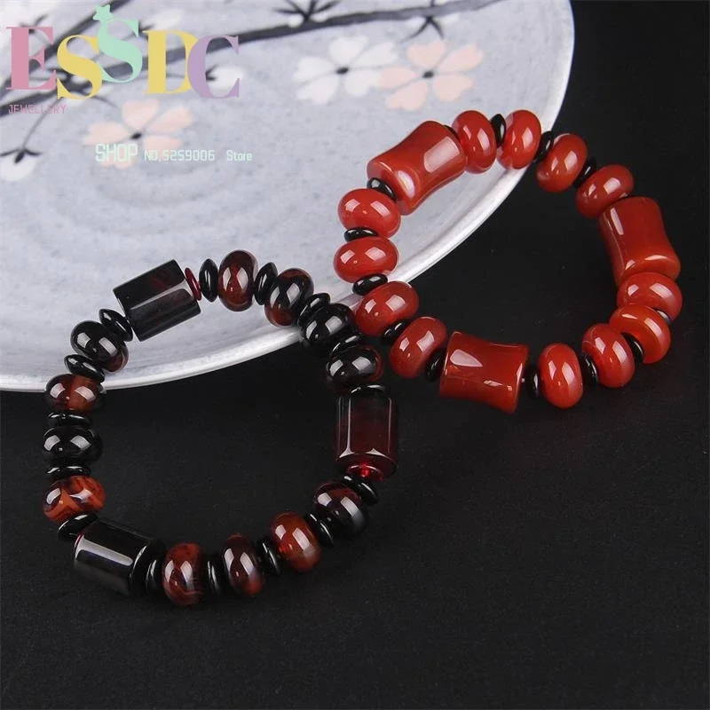 Bracelet Chalcedony Ethnic Style Men and Women Couples Jewelry Wholesale Old Tibetan Onyx Natural
Bracelet Chalcedony Ethnic Style Men and Women Couples Jewelry Wholesale Old Tibetan Onyx Natural
