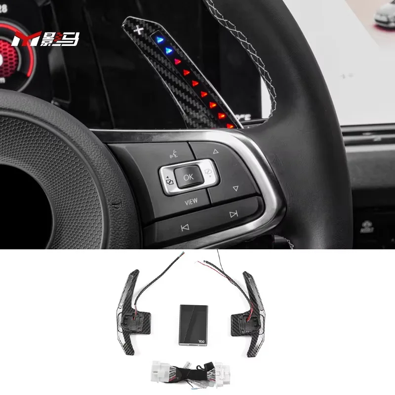 Подходит для VW Volkswagen Golf 7/7,5, переключатель передач из углеродного волокна, модифицированный интерьер, светодиодные аксессуары для гоночных автомобилей
Подходит для VW Volkswagen Golf 7/7,5, переключатель передач из углеродного волокна, модифицированный интерьер, светодиодные аксессуары для гоночных автомобилей