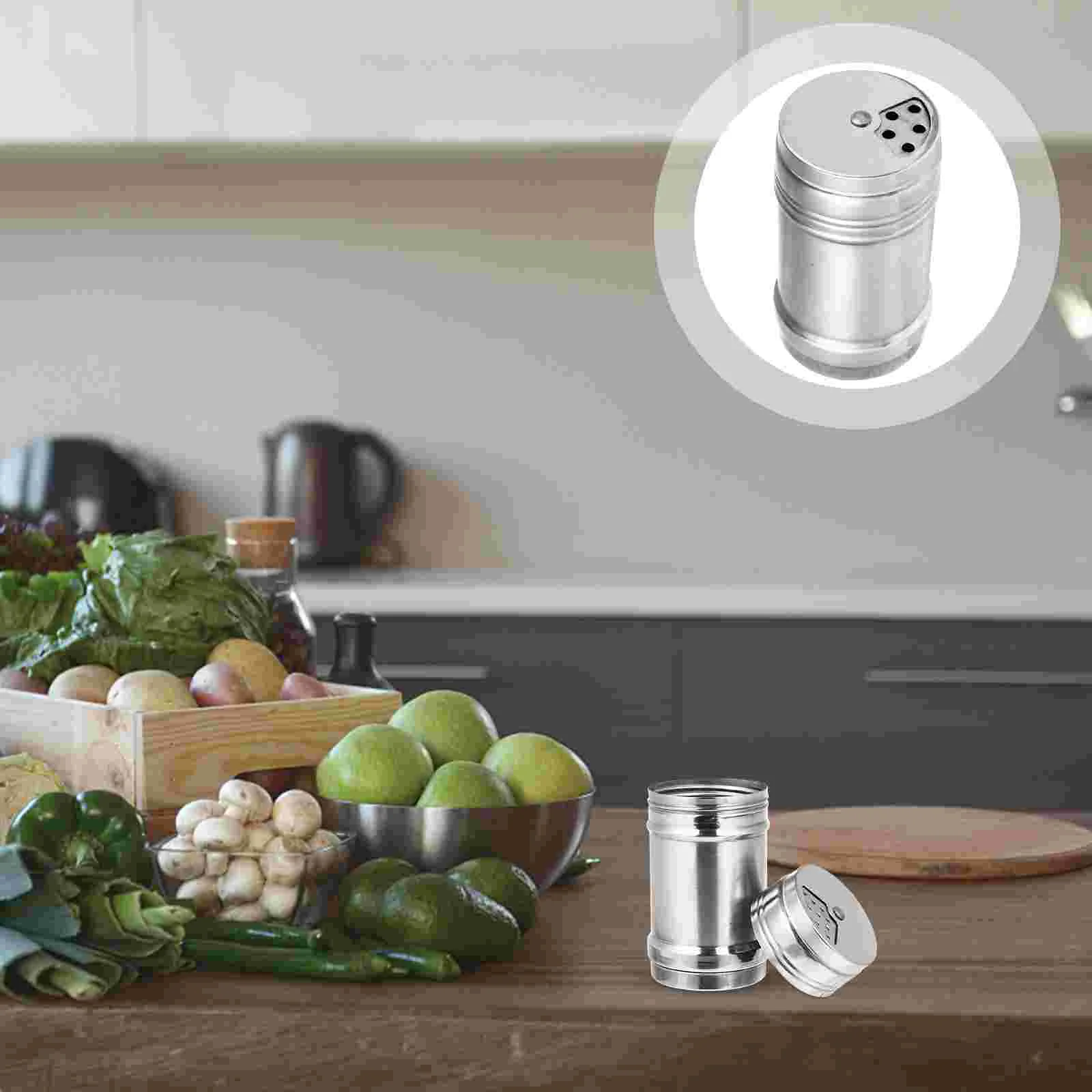 Stainless Steel Colorful Seasoning Shaker Pepper Salt Sugar Spice Powder Cooking Tools Household Outdoor Barbecue Seasoning
Stainless Steel Colorful Seasoning Shaker Pepper Salt Sugar Spice Powder Cooking Tools Household Outdoor Barbecue Seasoning