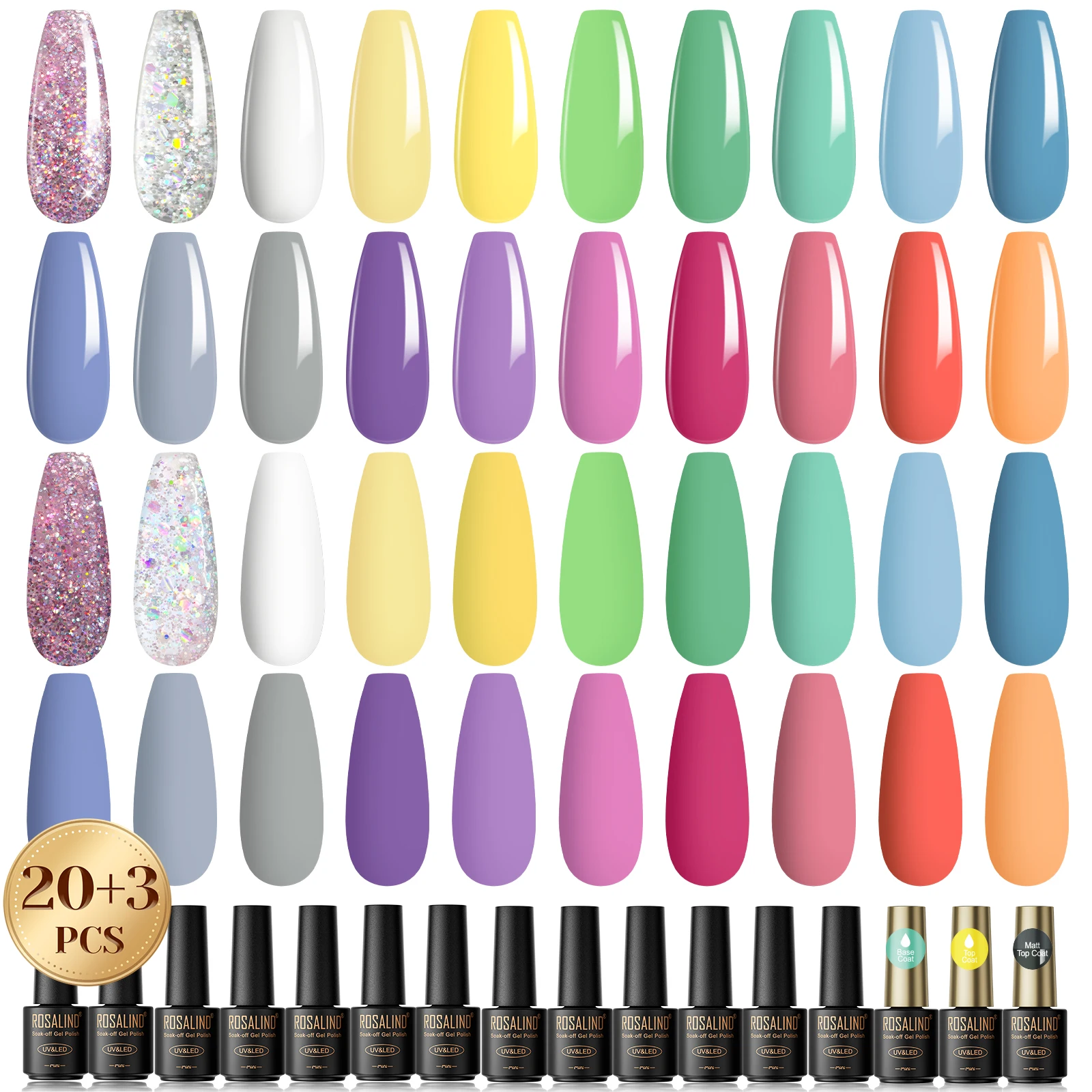 ROSALIND Mini Nail Glue Gel Polish Set UV Gel For Soak Off Varnishes Glitter Nail Polish Nail Nail Polish Supplies
ROSALIND Mini Nail Glue Gel Polish Set UV Gel For Soak Off Varnishes Glitter Nail Polish Nail Nail Polish Supplies