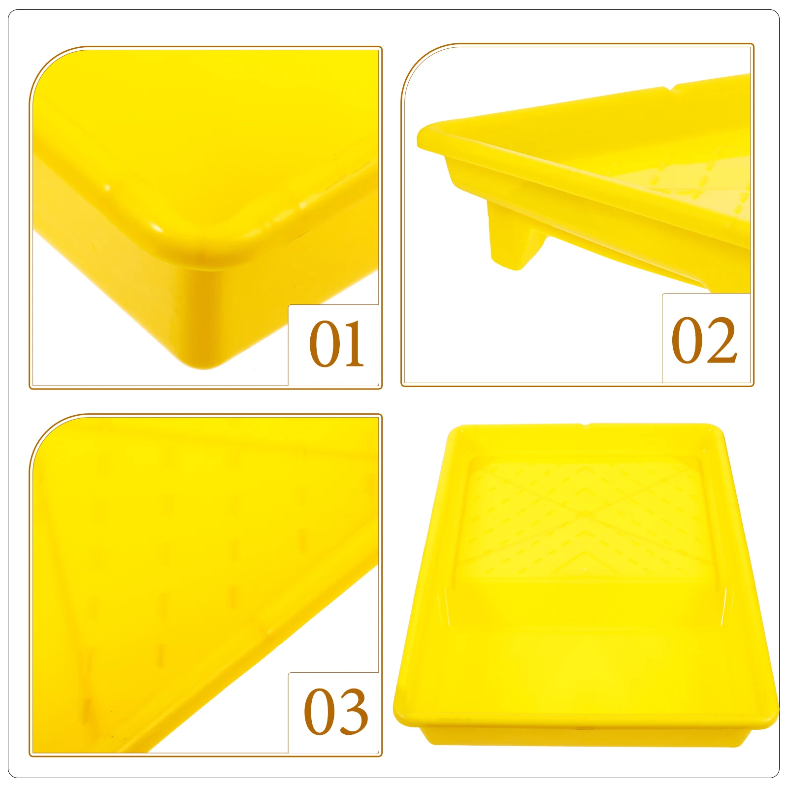 Paint Tray Roller Holder Plastic Wall Paint Storage Trays Mixing Colors Tool for DIY Professional Use Easy Clean Compact Durable
Paint Tray Roller Holder Plastic Wall Paint Storage Trays Mixing Colors Tool for DIY Professional Use Easy Clean Compact Durable