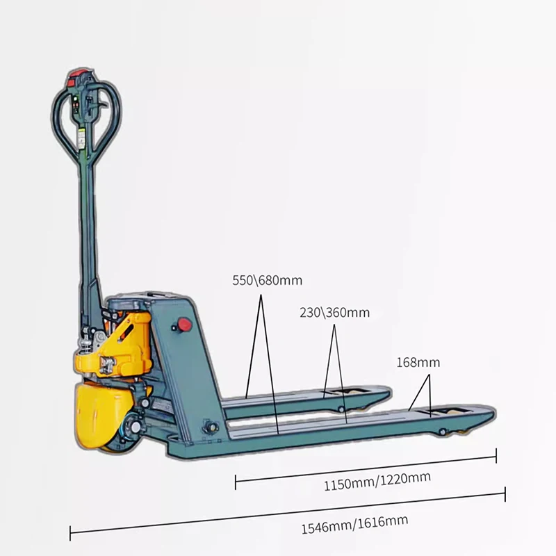 1.5T/1.8T Electric Pallet Truck with Load Capacity, 15Ah High-Capacity Lithium-Ion Battery, Electric Drive/Lifting F(Customized)
1.5T/1.8T Electric Pallet Truck with Load Capacity, 15Ah High-Capacity Lithium-Ion Battery, Electric Drive/Lifting F(Customized)