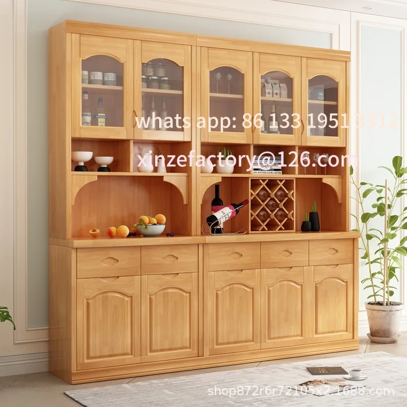 Solid wood wine cabinet, living room, wall-mounted dining side cabinet, dining room storage, high side cabinet, kitchen tea
Solid wood wine cabinet, living room, wall-mounted dining side cabinet, dining room storage, high side cabinet, kitchen tea