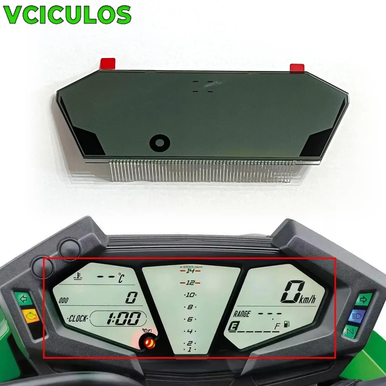 1Pc Dashboard LCD Display Screen 880028 KA0487001 For Kawasaki Z800 ZR800A Speedometer instrument 2013-2016 Instrument Panel
1Pc Dashboard LCD Display Screen 880028 KA0487001 For Kawasaki Z800 ZR800A Speedometer instrument 2013-2016 Instrument Panel