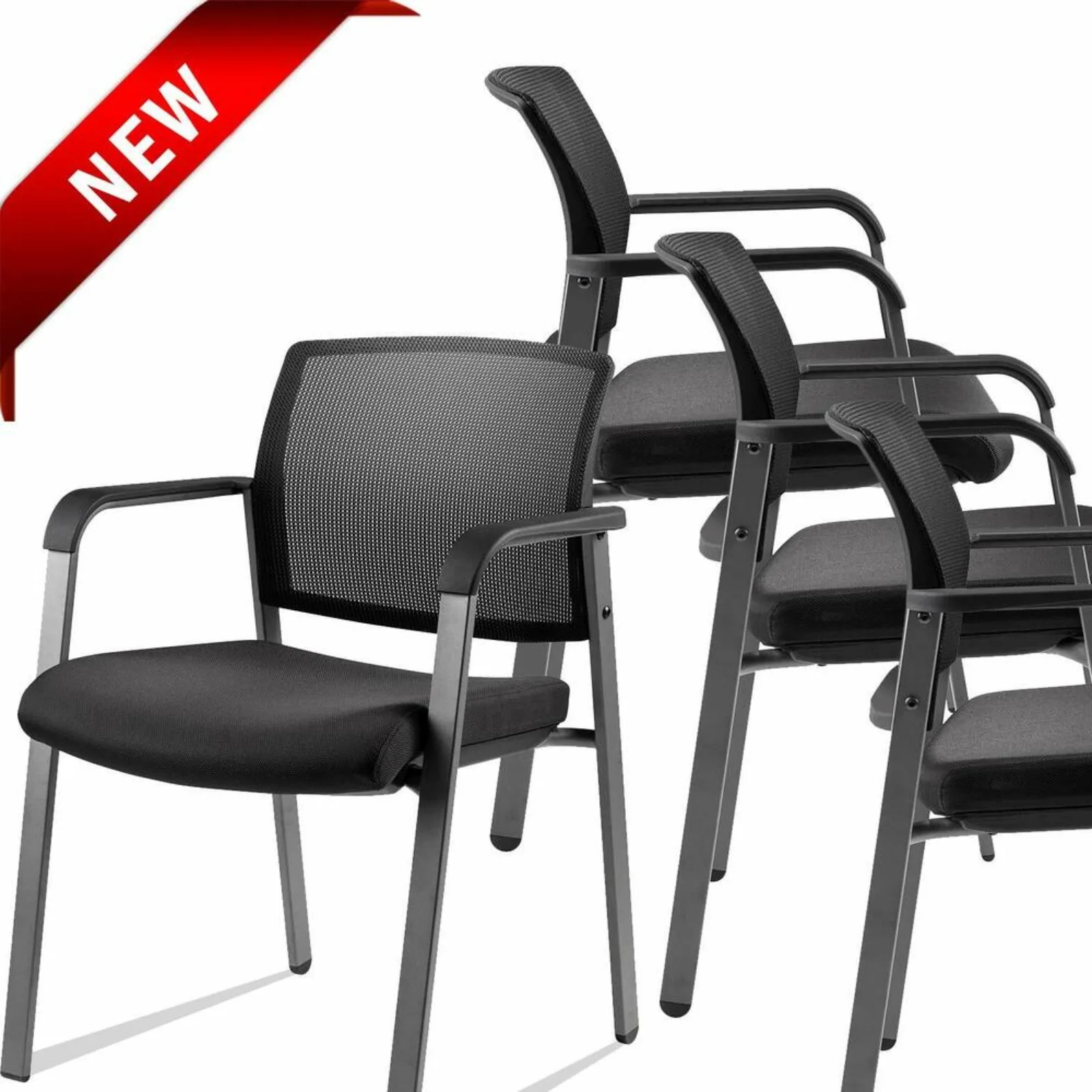 US 4-piece armchair interior fabric with mesh back is suitable for office, school and church guests-
US 4-piece armchair interior fabric with mesh back is suitable for office, school and church guests-