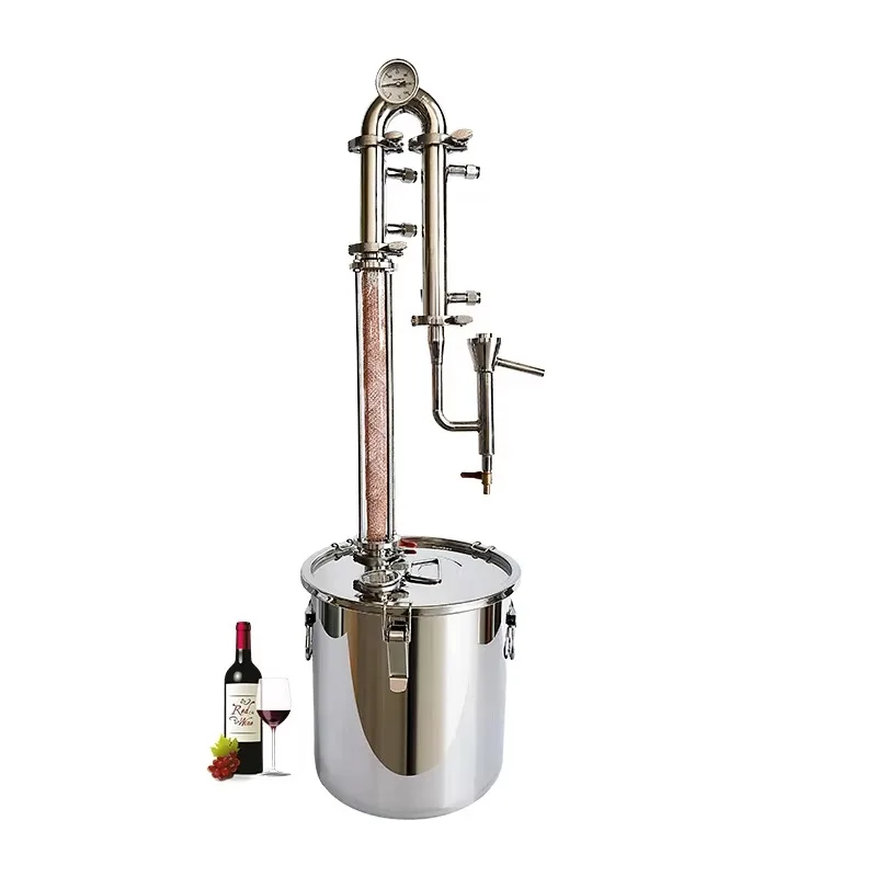 6L Direct fire heating distillery making machine Distillery accessories Spirits Reflux control system
6L Direct fire heating distillery making machine Distillery accessories Spirits Reflux control system