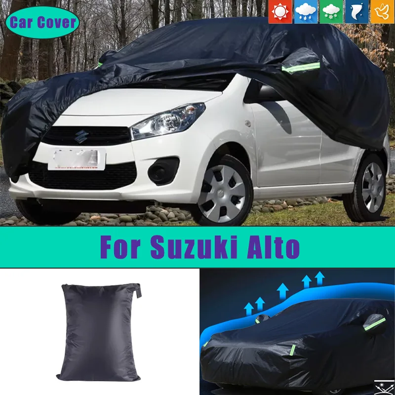 Car Full Outer Covers Outdoor Waterproof Dustproof Sun Rain Snow Protection Exterior Car Accessories For Suzuki Alto
Car Full Outer Covers Outdoor Waterproof Dustproof Sun Rain Snow Protection Exterior Car Accessories For Suzuki Alto