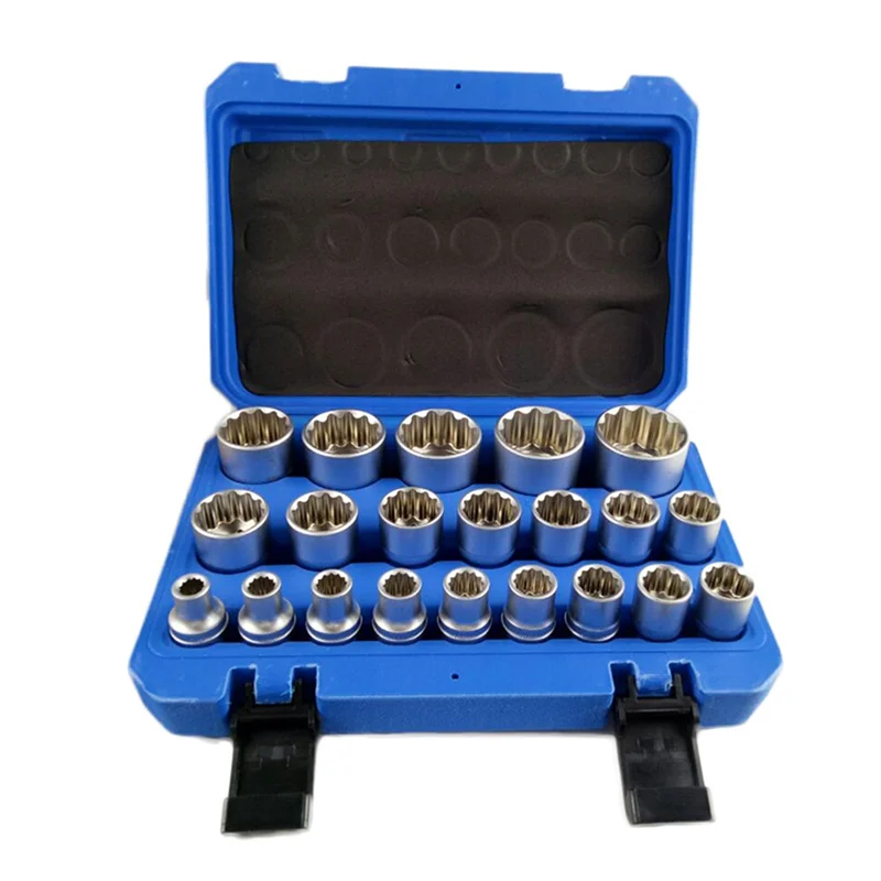 AA50-19-Piece 12-Angle Socket Wrench Set Repair Tools Replacement Parts Accessories 8-32Mm
AA50-19-Piece 12-Angle Socket Wrench Set Repair Tools Replacement Parts Accessories 8-32Mm