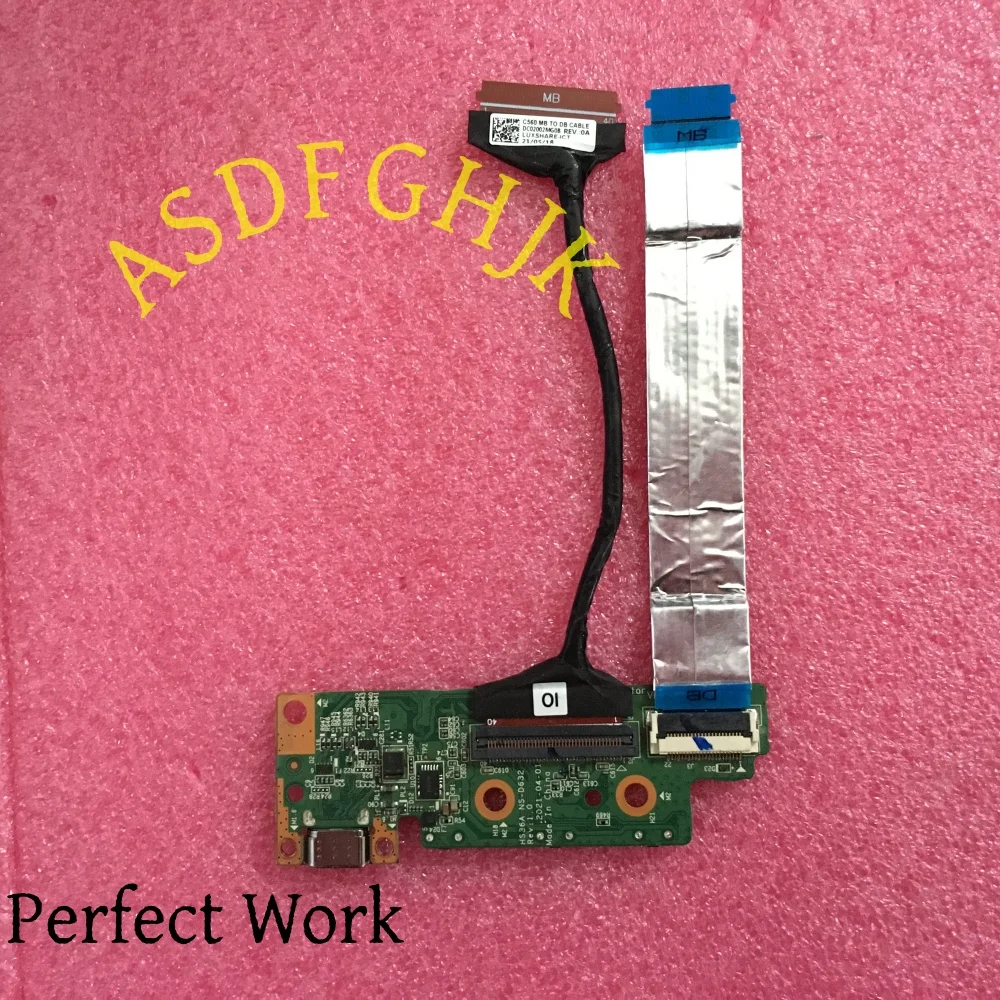 For Lenovo Flex 5 Chromebook-13ITL6 C-port small board io cablecable NS-D632 100% Perfect Work,Freeing shipping
For Lenovo Flex 5 Chromebook-13ITL6 C-port small board io cablecable NS-D632 100% Perfect Work,Freeing shipping