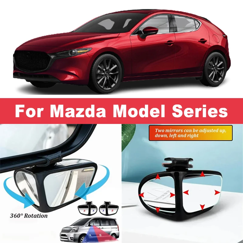 2Pcs 360° Adjustable Blind Spot Mirrors Convex Wide Angle Rearview For Mazda 3 6 CX3 CX5 CX7 CX9 MX5 Miata RX8 CX30 CX50 BT50
2Pcs 360° Adjustable Blind Spot Mirrors Convex Wide Angle Rearview For Mazda 3 6 CX3 CX5 CX7 CX9 MX5 Miata RX8 CX30 CX50 BT50