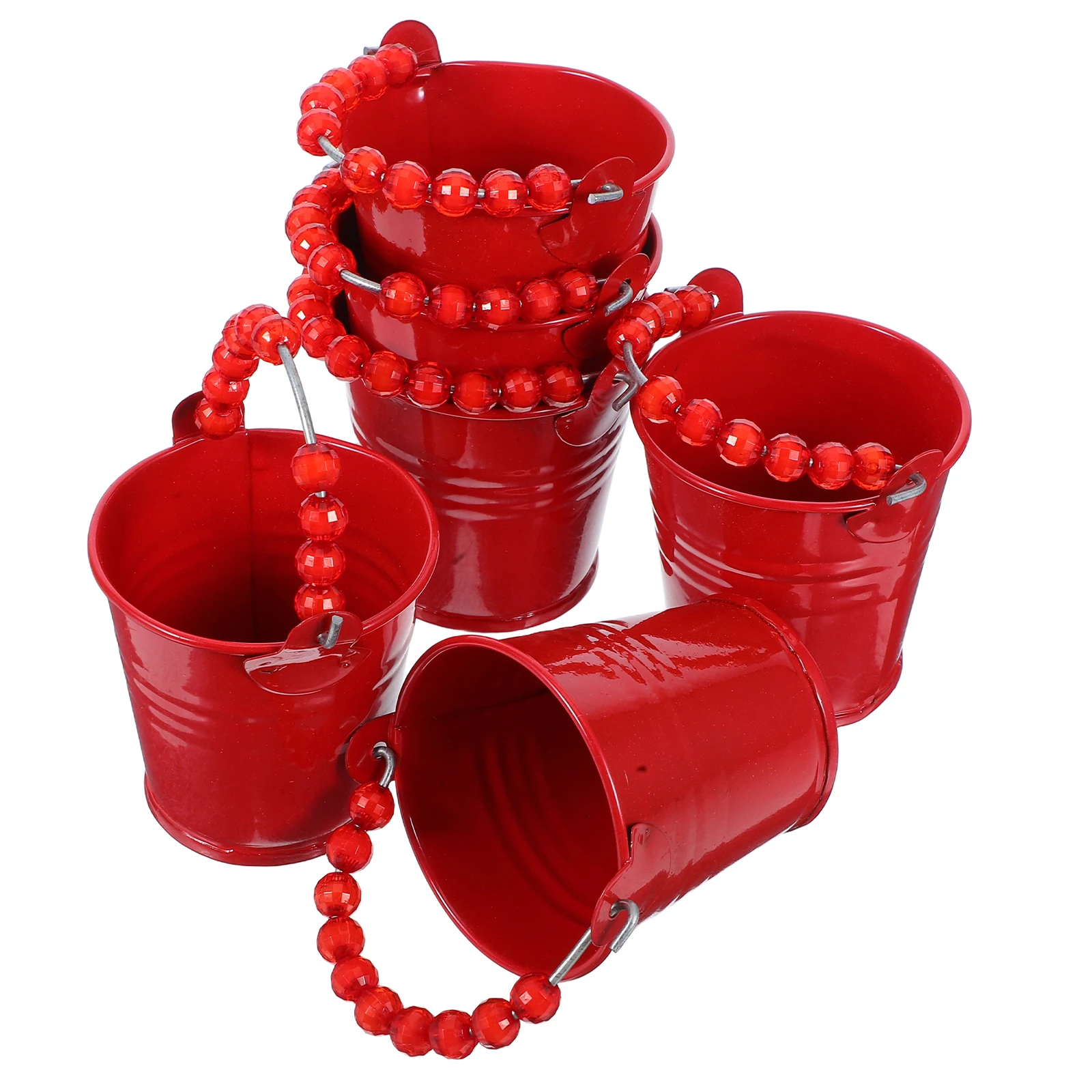 6Pcs Color Small Iron Bucket Mini Flower Pots Metal Baking Paint Trick Treat Water Decorative Non Waterproof Beaded
6Pcs Color Small Iron Bucket Mini Flower Pots Metal Baking Paint Trick Treat Water Decorative Non Waterproof Beaded