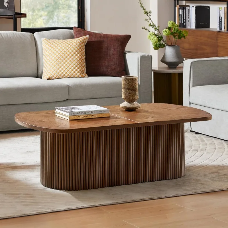 Современный журнальный столик с подъемным верхом и местом для хранения вещей, компактный стол для гостиной, многофункциональный деревянный журнальный столик (орех)
Современный журнальный столик с подъемным верхом и местом для хранения вещей, компактный стол для гостиной, многофункциональный деревянный журнальный столик (орех)