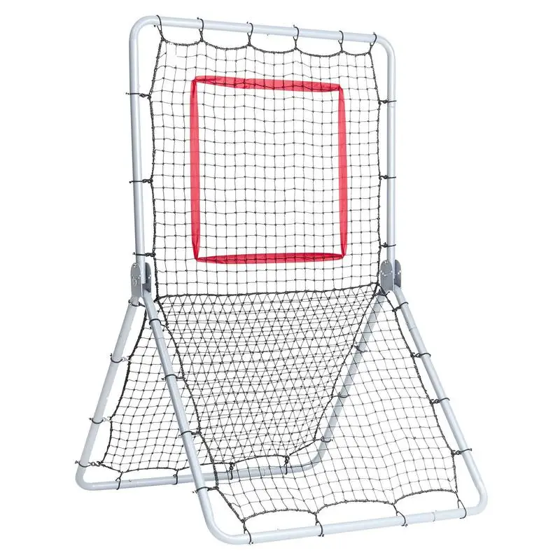 Baseball and softball rebounder net, 3.5 x 6 foot pitchback baseball pitching nest, softball pitchback net, fielding trainer, bounce-back net for fielding/throwing practice, 5 adjustable angles
Baseball and softball rebounder net, 3.5 x 6 foot pitchback baseball pitching nest, softball pitchback net, fielding trainer, bounce-back net for fielding/throwing practice, 5 adjustable angles