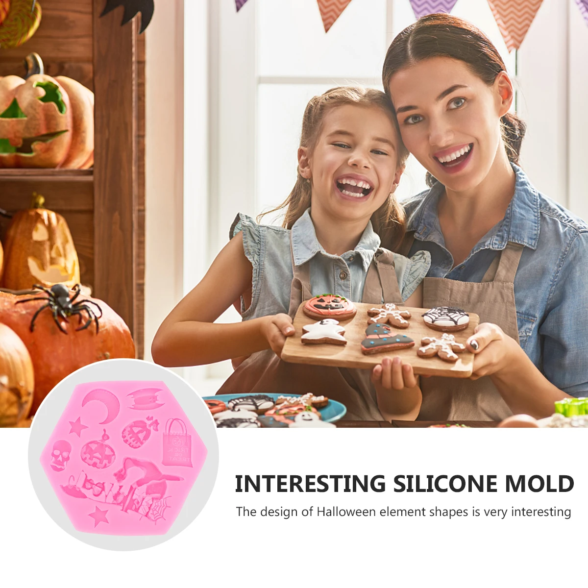 Halloween Pumpkin Silicone Mold Baking Tool Diy Fondant Chocolate Cake Microwave Oven Fridge Freezer Safe Easy Release Clean
Halloween Pumpkin Silicone Mold Baking Tool Diy Fondant Chocolate Cake Microwave Oven Fridge Freezer Safe Easy Release Clean