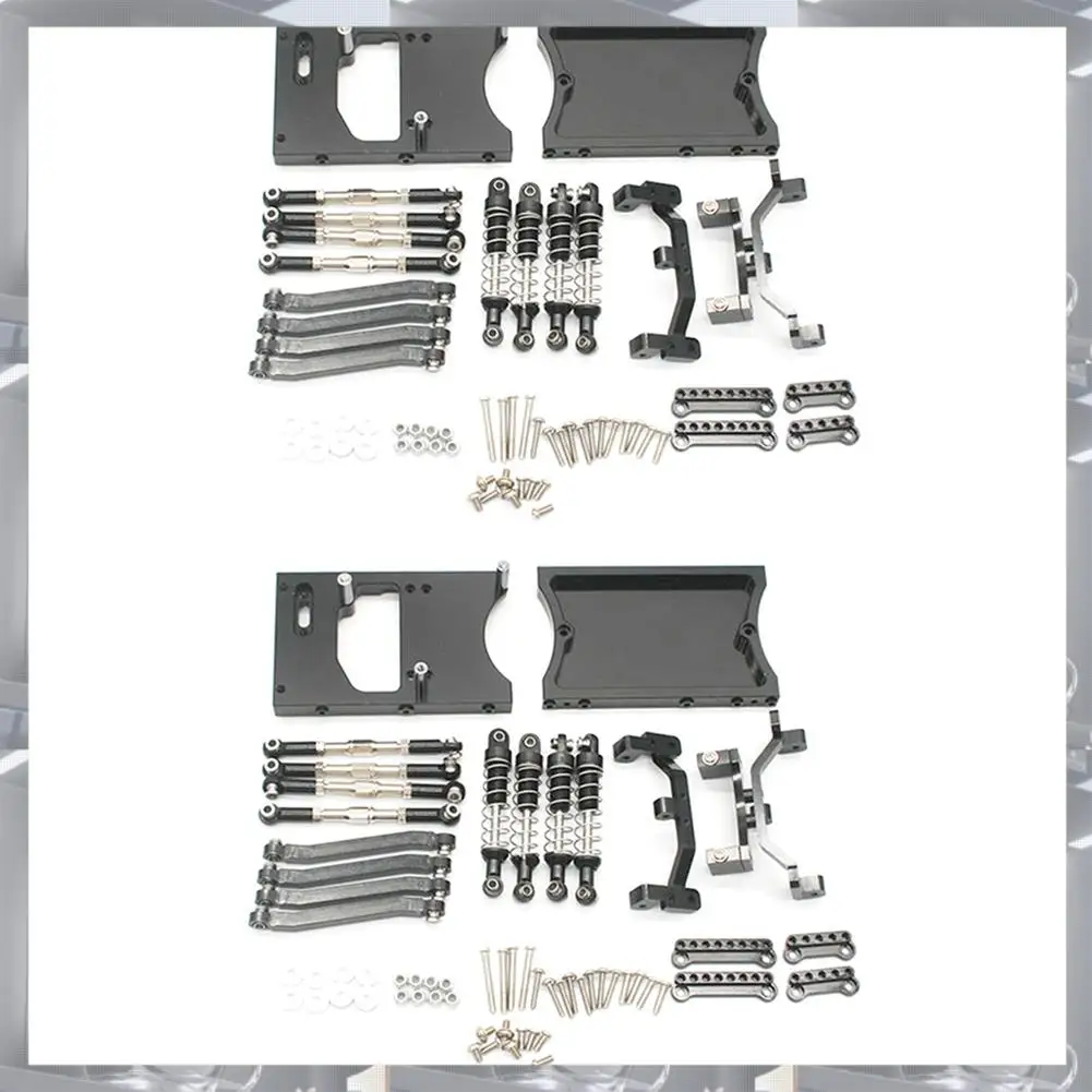 A84F-2X Metal Chassis Pull Rods Servo Fixed Mount Bracket Shock Absorber For MN D90 D91 MN99S 1/12 RC Car Upgrade Parts,Black
A84F-2X Metal Chassis Pull Rods Servo Fixed Mount Bracket Shock Absorber For MN D90 D91 MN99S 1/12 RC Car Upgrade Parts,Black