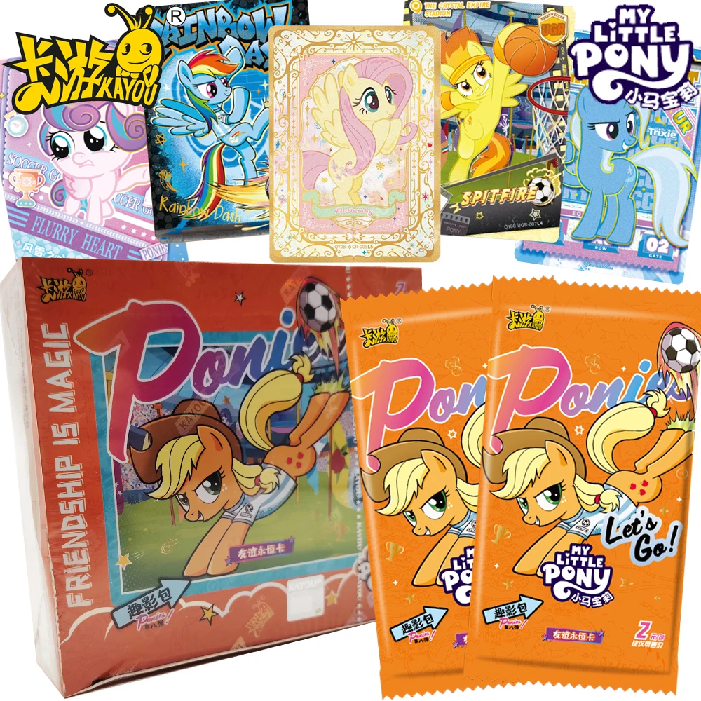 Original KAYOU My Little Pony Friendship Collection Cards Cute and Energetic Animated Cartoon Character High Quality Cards Gifts
Original KAYOU My Little Pony Friendship Collection Cards Cute and Energetic Animated Cartoon Character High Quality Cards Gifts