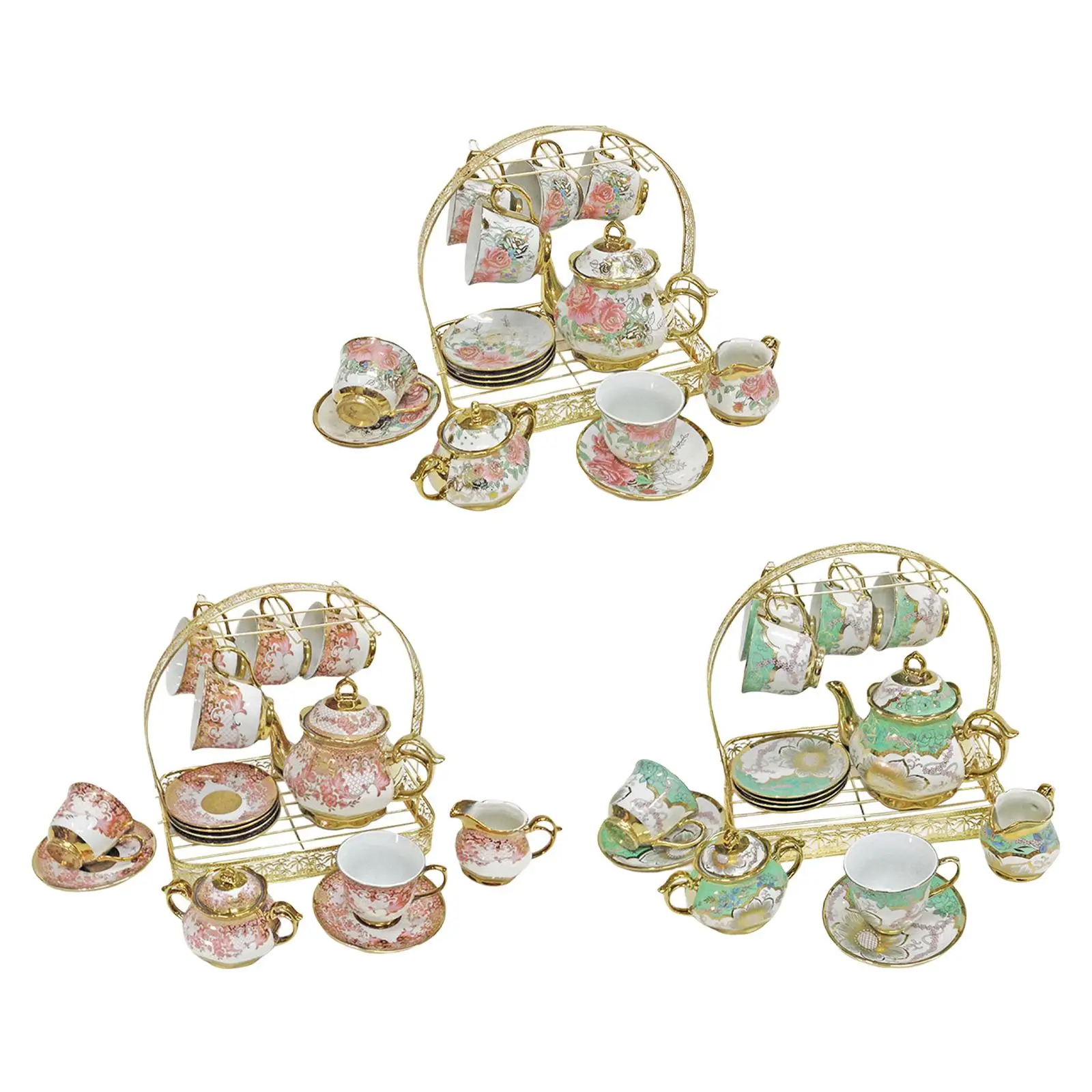 Ceramic Cups and Saucers Set with Stand Coffee Tea Set Floral Tea Cups Ceramic
Ceramic Cups and Saucers Set with Stand Coffee Tea Set Floral Tea Cups Ceramic