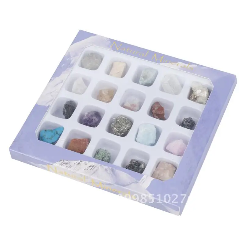 20 kinds of mineral raw stone specimen boxed crystal agate ore head natural crystal
20 kinds of mineral raw stone specimen boxed crystal agate ore head natural crystal