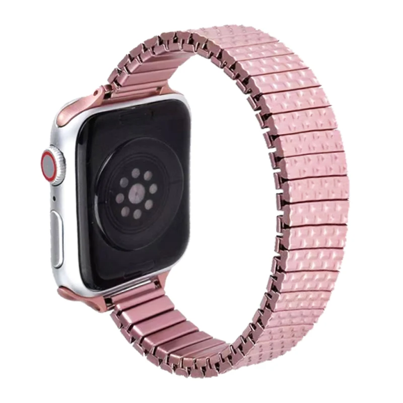 Slim Stainless steel Strap For Apple Watch band 45mm 42mm 41mm 38mm 40mm 44mm Elasticity Bracelet watchbands iWatch 3 4 5 6 se 7
Slim Stainless steel Strap For Apple Watch band 45mm 42mm 41mm 38mm 40mm 44mm Elasticity Bracelet watchbands iWatch 3 4 5 6 se 7