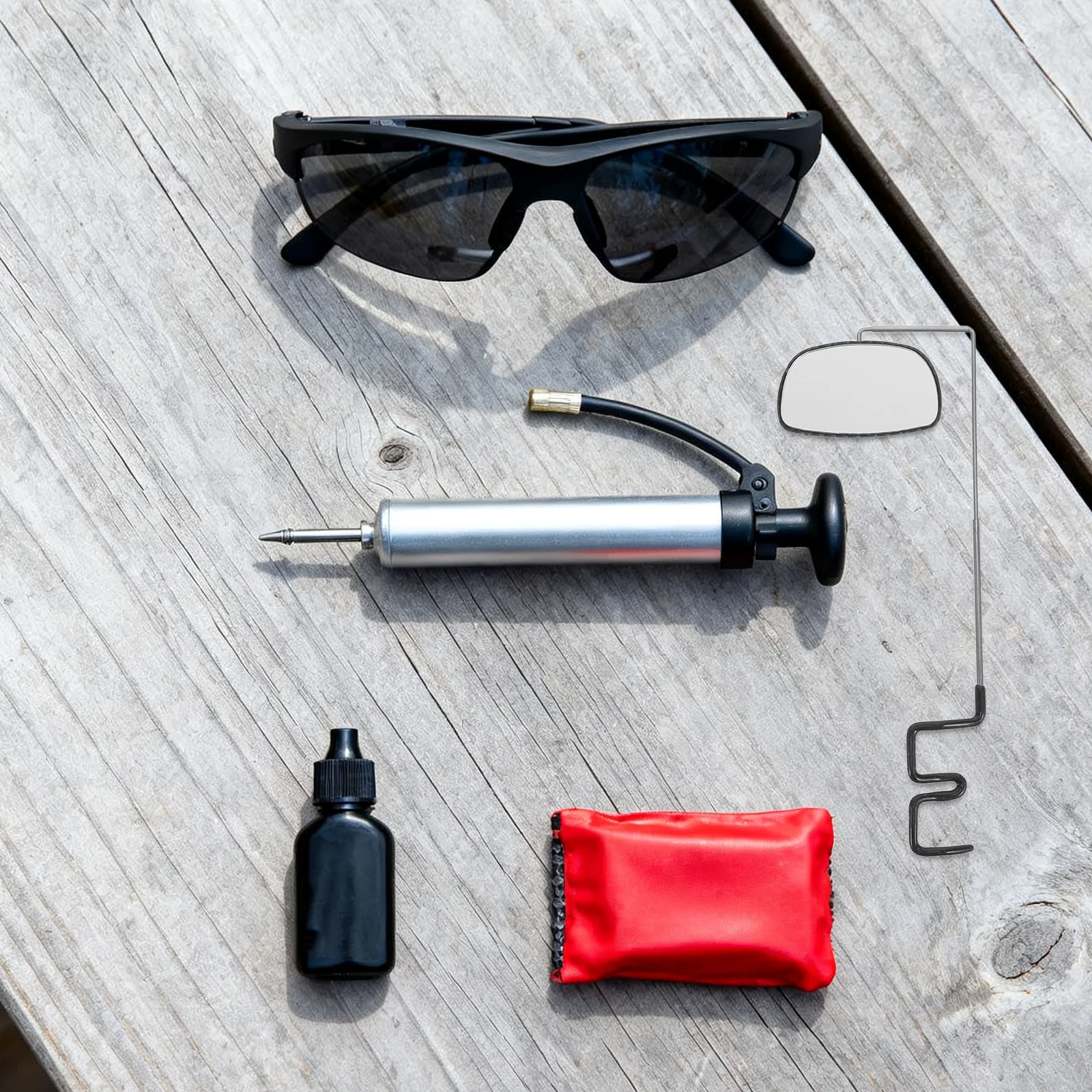 Super Clear Bike Eyeglass Mirror Wide Angle Blast Resistant Lightweight Cycling Rear View Mirror Easy Install for Most Eyewear
Super Clear Bike Eyeglass Mirror Wide Angle Blast Resistant Lightweight Cycling Rear View Mirror Easy Install for Most Eyewear