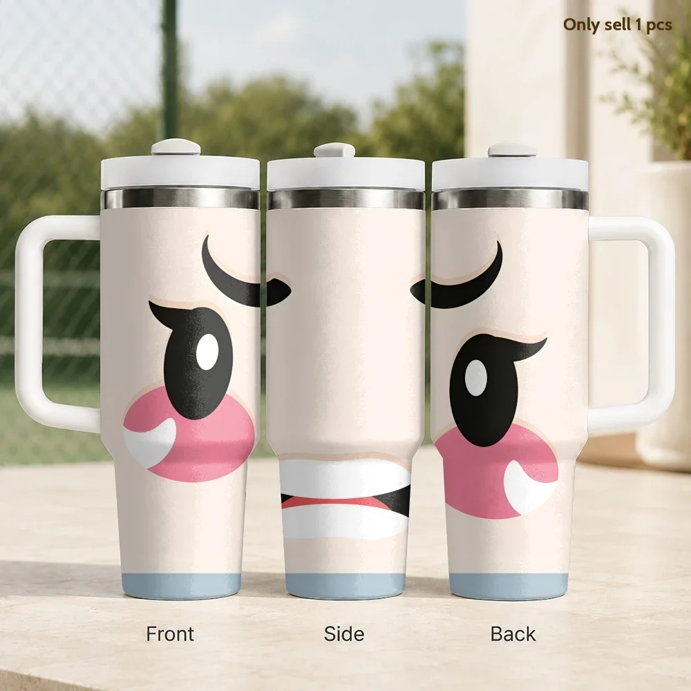 Tongue Out Facial Expression Playful Emoji Vacuum Flasks 40oz Stainless Steel Insulated Tumbler with Handle Straw Cup Travel Mug
Tongue Out Facial Expression Playful Emoji Vacuum Flasks 40oz Stainless Steel Insulated Tumbler with Handle Straw Cup Travel Mug