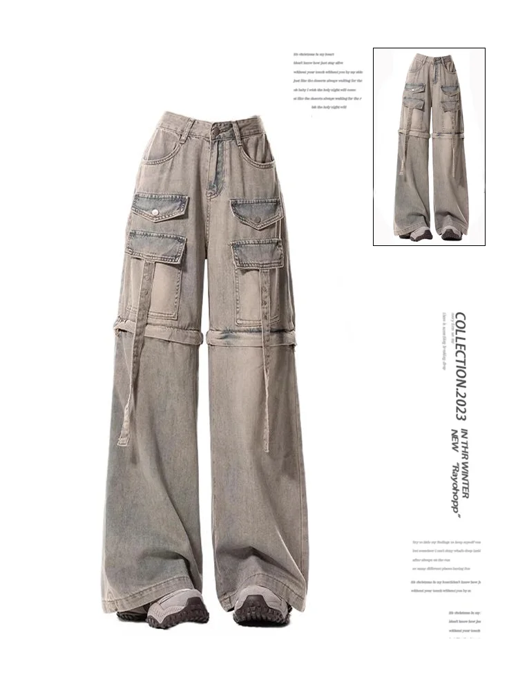 Women Baggy Y2k Cargo Jeans Harajuku Aesthetic Streetwear Denim Trousers Japanese 2000s Style Jean Pants Vintage Trashy Clothes
Women Baggy Y2k Cargo Jeans Harajuku Aesthetic Streetwear Denim Trousers Japanese 2000s Style Jean Pants Vintage Trashy Clothes