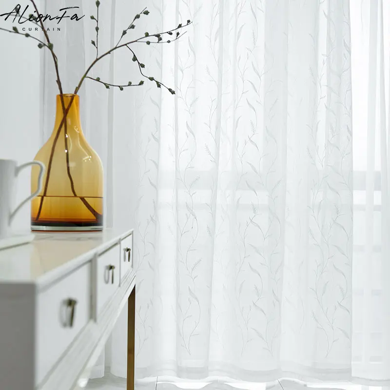 White Floral Tulle Curtains for Living Room, Modern Embroidered Sheer Voile Curtain, Bedroom Kitchen Blinds for Windows
White Floral Tulle Curtains for Living Room, Modern Embroidered Sheer Voile Curtain, Bedroom Kitchen Blinds for Windows
