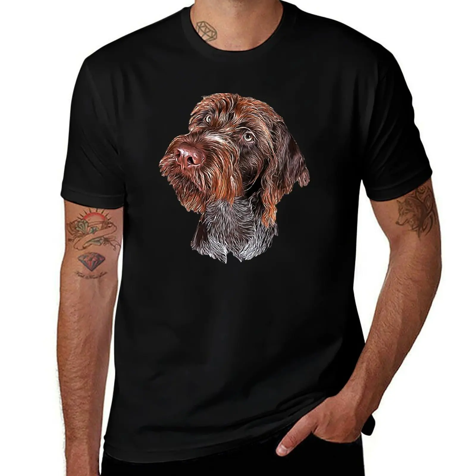 Pointer German Wirehaired T-Shirt Sweat Resistant Workout Tee Shirt
Pointer German Wirehaired T-Shirt Sweat Resistant Workout Tee Shirt