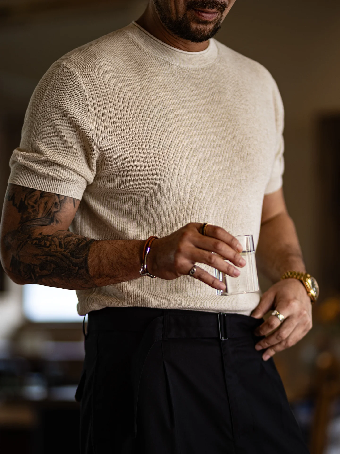 Casual Linen Knitted Short Sleeve T-Shirt round Neck Summer New Style Men's Comfortable Breathable Anti-Wrinkle Fashion T-Shirt
Casual Linen Knitted Short Sleeve T-Shirt round Neck Summer New Style Men's Comfortable Breathable Anti-Wrinkle Fashion T-Shirt
