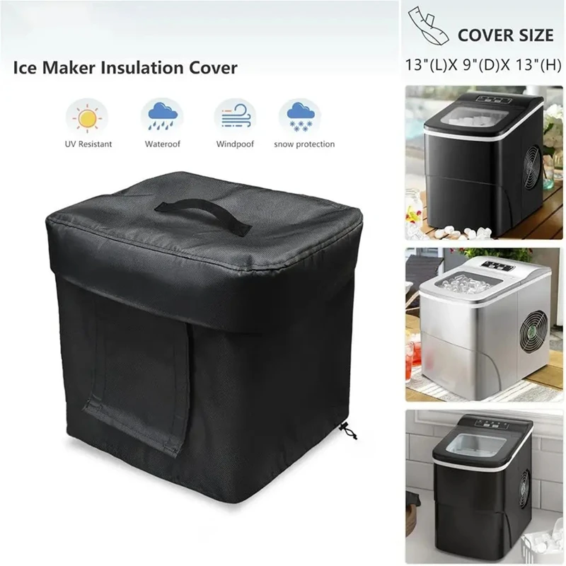 Cover For Ice Maker Heat Shield Portable Waterproof Insulation Cover For Ice Maker Ice Cubes Maker Protective Cover-Newest
Cover For Ice Maker Heat Shield Portable Waterproof Insulation Cover For Ice Maker Ice Cubes Maker Protective Cover-Newest