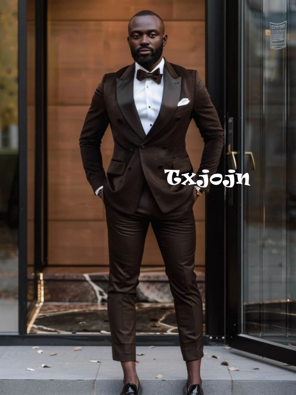 Brown Regular Fit Men's Suits Banquet Party Wear High Quality Peak Lapel Suit Set For Men Elegant Full Sleeve Man Tuxedo On Sale
Brown Regular Fit Men's Suits Banquet Party Wear High Quality Peak Lapel Suit Set For Men Elegant Full Sleeve Man Tuxedo On Sale