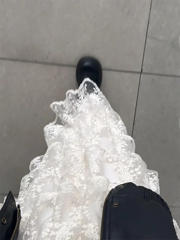 Ballet Style Lace Tulle Cake Skirt High Waist Slimming Half-length Women's Summer New A-line Long Skirt Commute Friendly
Ballet Style Lace Tulle Cake Skirt High Waist Slimming Half-length Women's Summer New A-line Long Skirt Commute Friendly