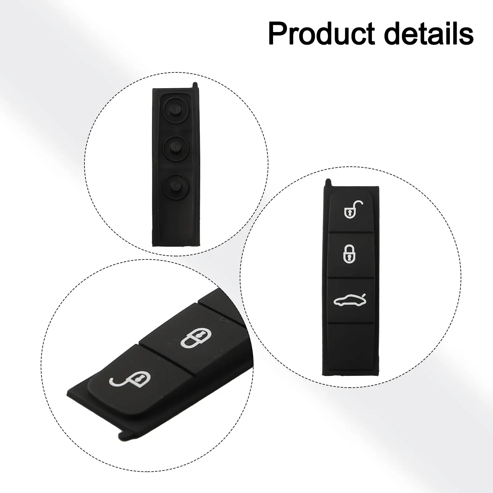 Replacement Key Shell Button Pad for Panamera For Cayenne 2018 2020 Restores Key Functionality Quick Installation
Replacement Key Shell Button Pad for Panamera For Cayenne 2018 2020 Restores Key Functionality Quick Installation